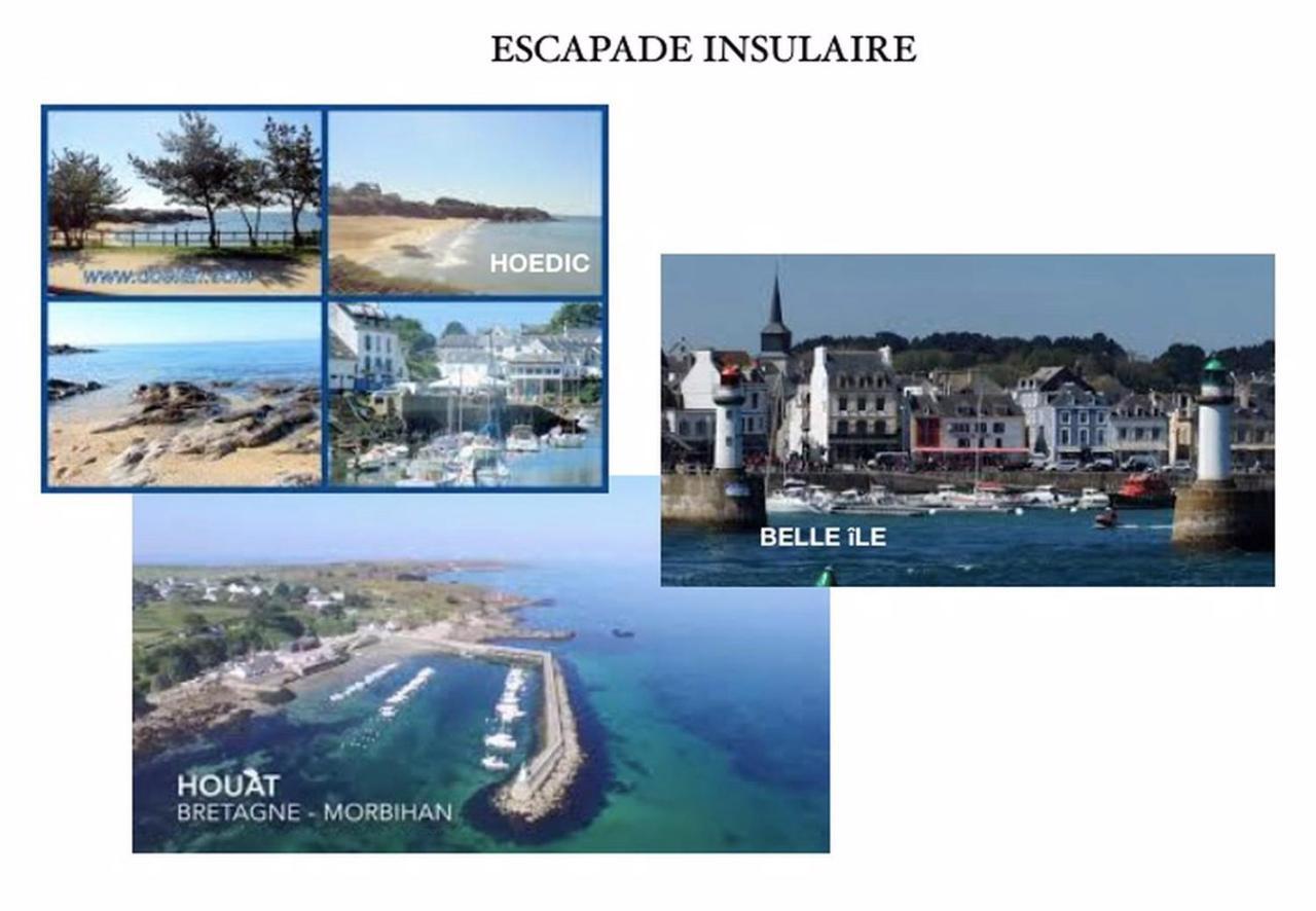 Grand Et Luxueux Appartement Lumineux 4 Pers Vue Mer Wifi Inclus Quiberon Bagian luar foto
