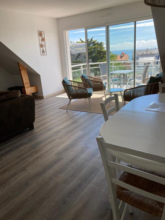 Grand Et Luxueux Appartement Lumineux 4 Pers Vue Mer Wifi Inclus Quiberon Bagian luar foto