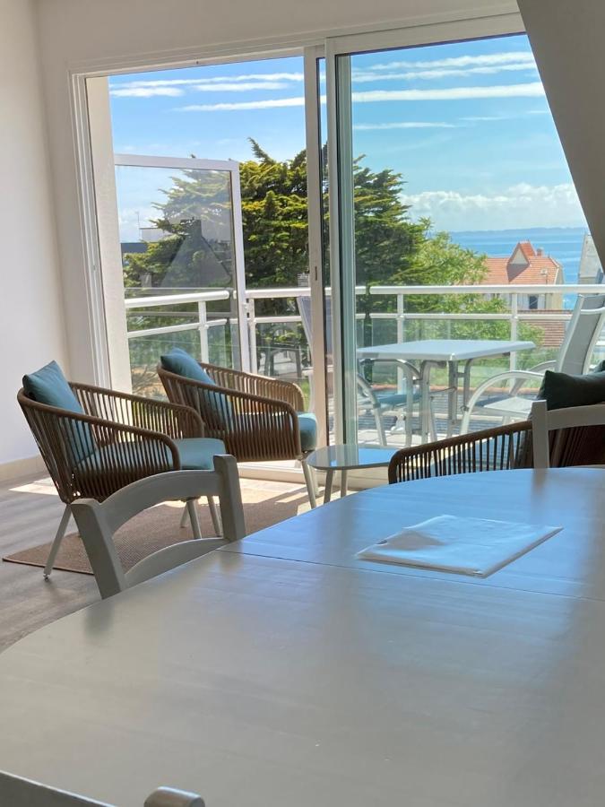 Grand Et Luxueux Appartement Lumineux 4 Pers Vue Mer Wifi Inclus Quiberon Bagian luar foto